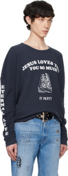 PALY Navy 'Eternal Life' Long Sleeve T-shirt