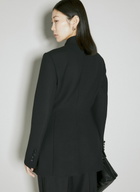 Dolce & Gabbana Long Single-Breasted Wool Cady Jacket