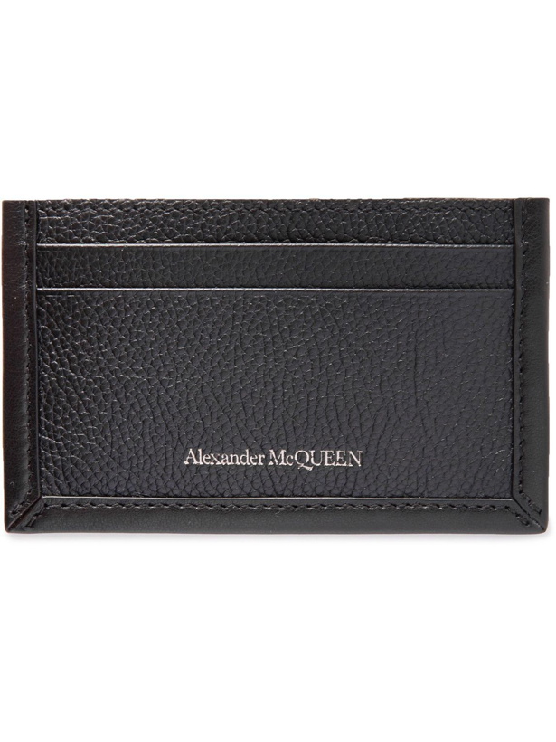 Photo: Alexander McQueen - Logo-Print Full-Grain Leather Cardholder