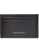 Alexander McQueen - Logo-Print Full-Grain Leather Cardholder