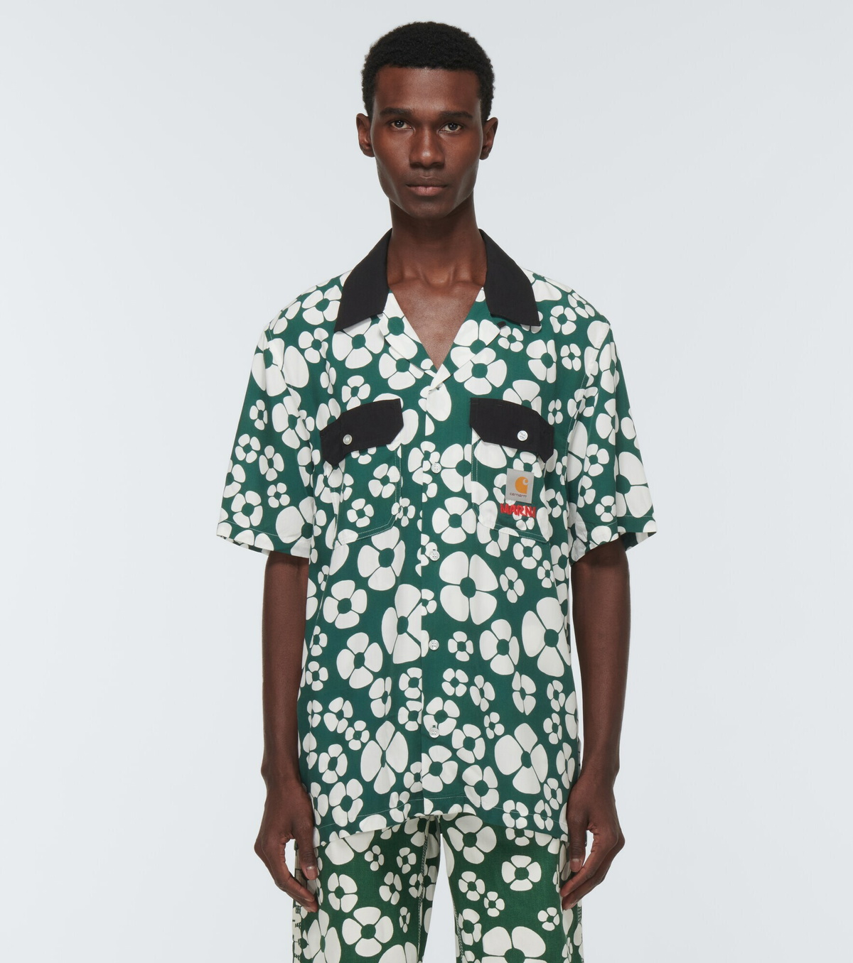 トップス MARNI Carhartt shirt Marni - x Carhartt floral shirt Marni
