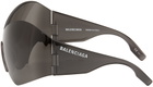 Balenciaga Black Mask Butterfly Sunglasses