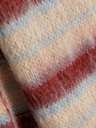 MARNI - Striped Mohair Blend Scarf