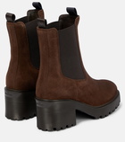 Hogan H649 suede Chelsea boots