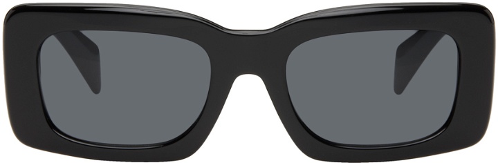 Photo: Versace Black Endless Greca Sunglasses