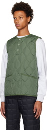 TAION Green Two-Way Down Vest