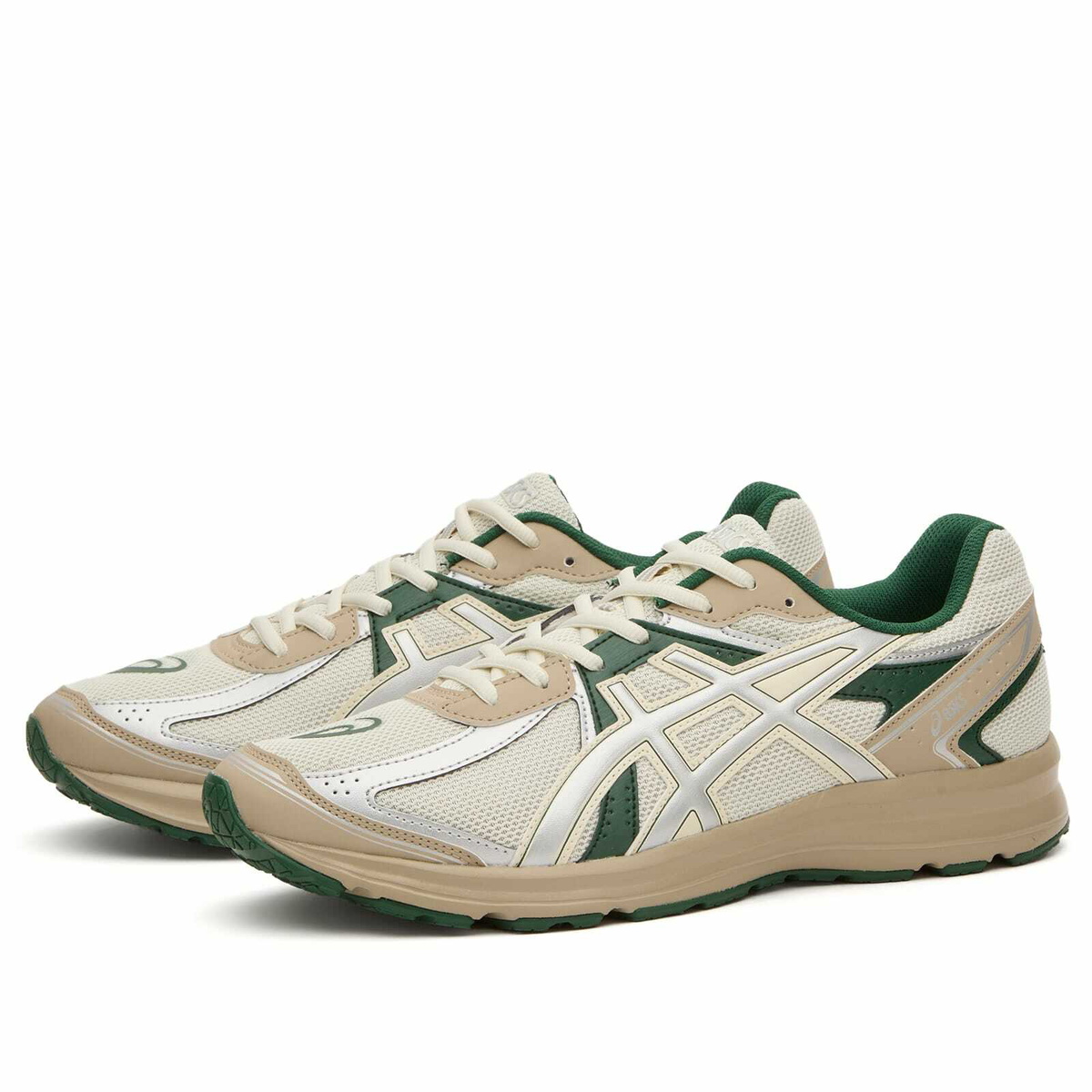 Asics Jog 100s Sneaker in Pale Oak/Pure Silver