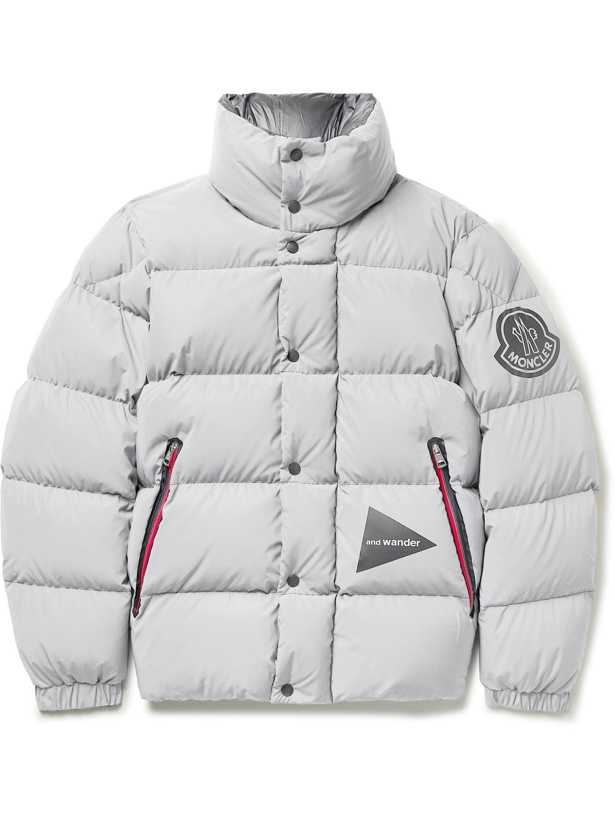 Photo: Moncler Genius - 2 Moncler 1952 Bunkyo Quilted Reflective Shell Down Jacket - Gray