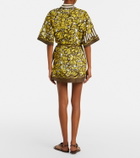 Alémais Mona printed hemp wrap skirt