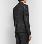 AMIRI - Slim-Fit Embroidered Velvet Suit Jacket - Black