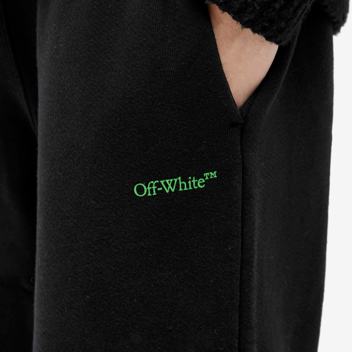 Off-White Diag Tab Slim Black Sweat Pants 