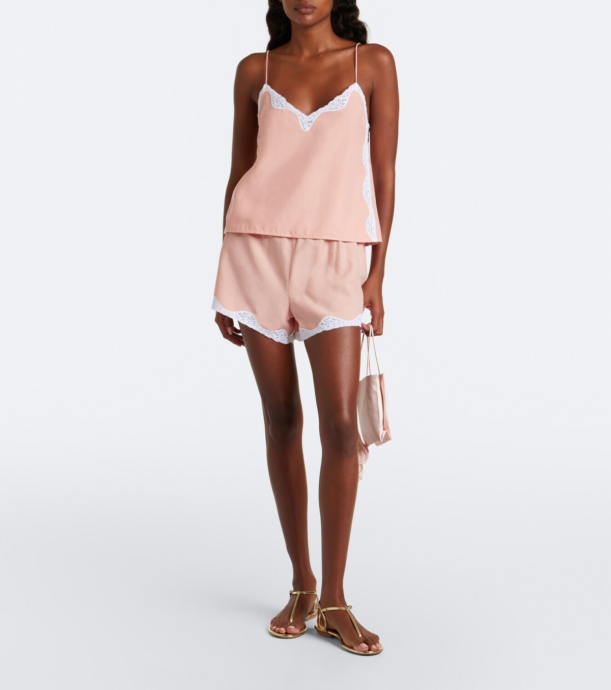 Posse Tabitha lace-trimmed top