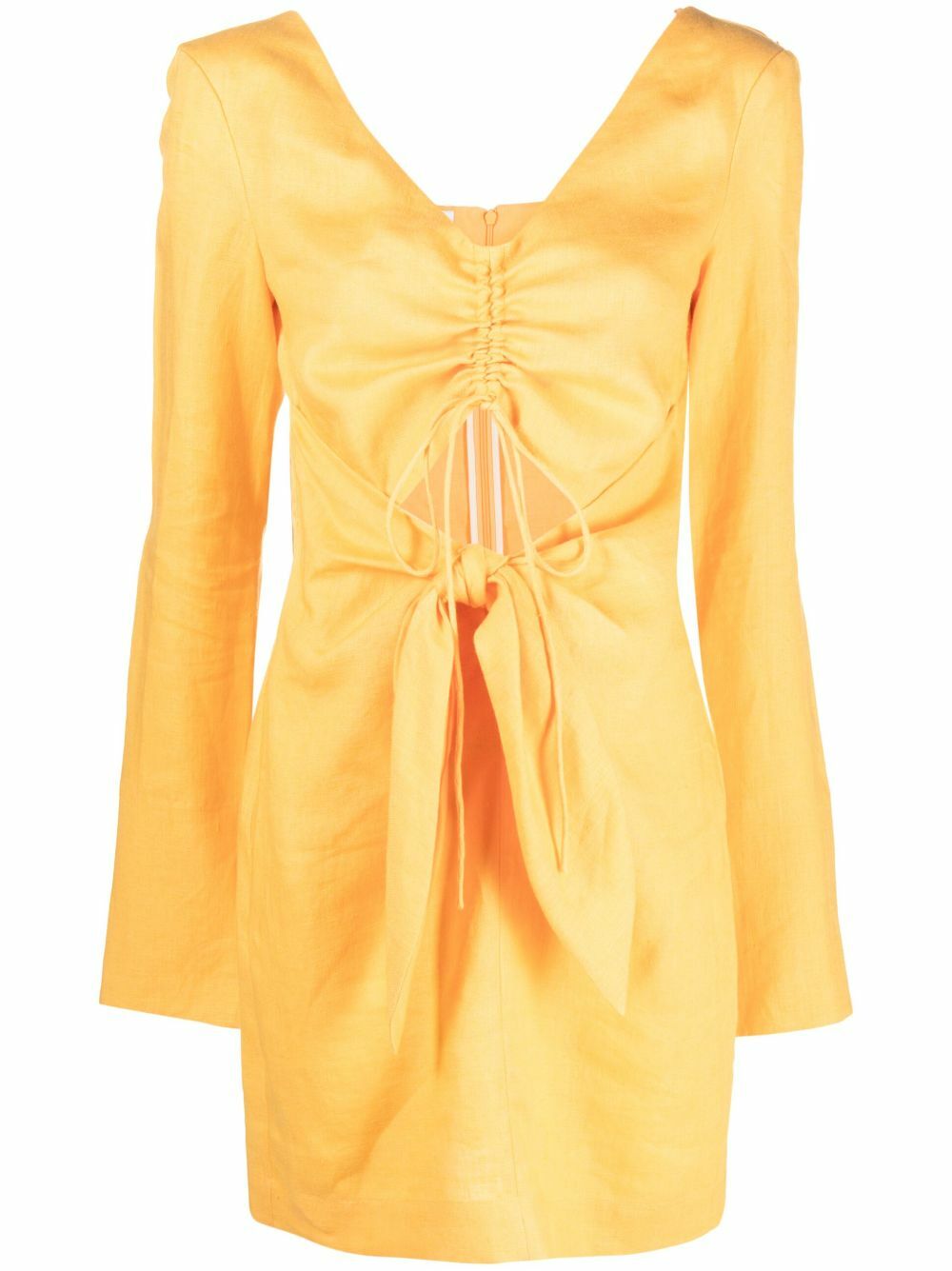 chinese dress ladies Nanushka Beige Haylen Heart Neckline Midi Dress main image 0