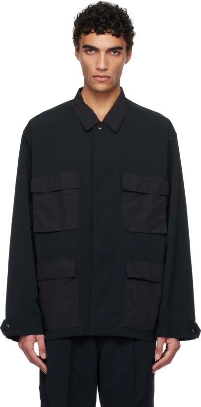 Photo: nanamica Black ALPHADRY Utility Jacket