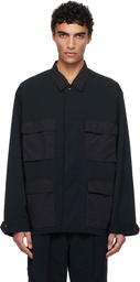 nanamica Black ALPHADRY Utility Jacket