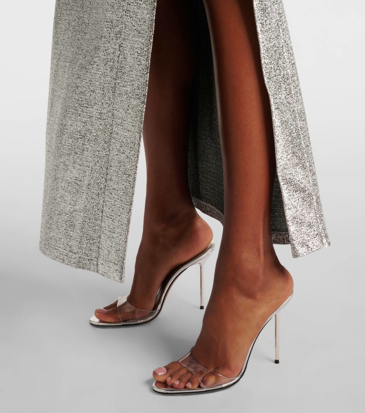 Paris Texas Lidia 105 PVC and leather mules