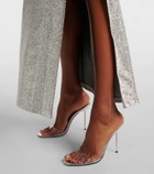 Paris Texas Lidia 105 PVC and leather mules