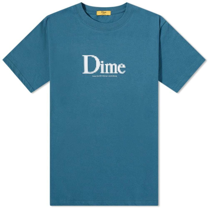 Photo: Dime Men's Classic Screenshot T-Shirt in Real Teal