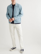Mr P. - Cotton and Silk-Blend Blouson Jacket - Blue