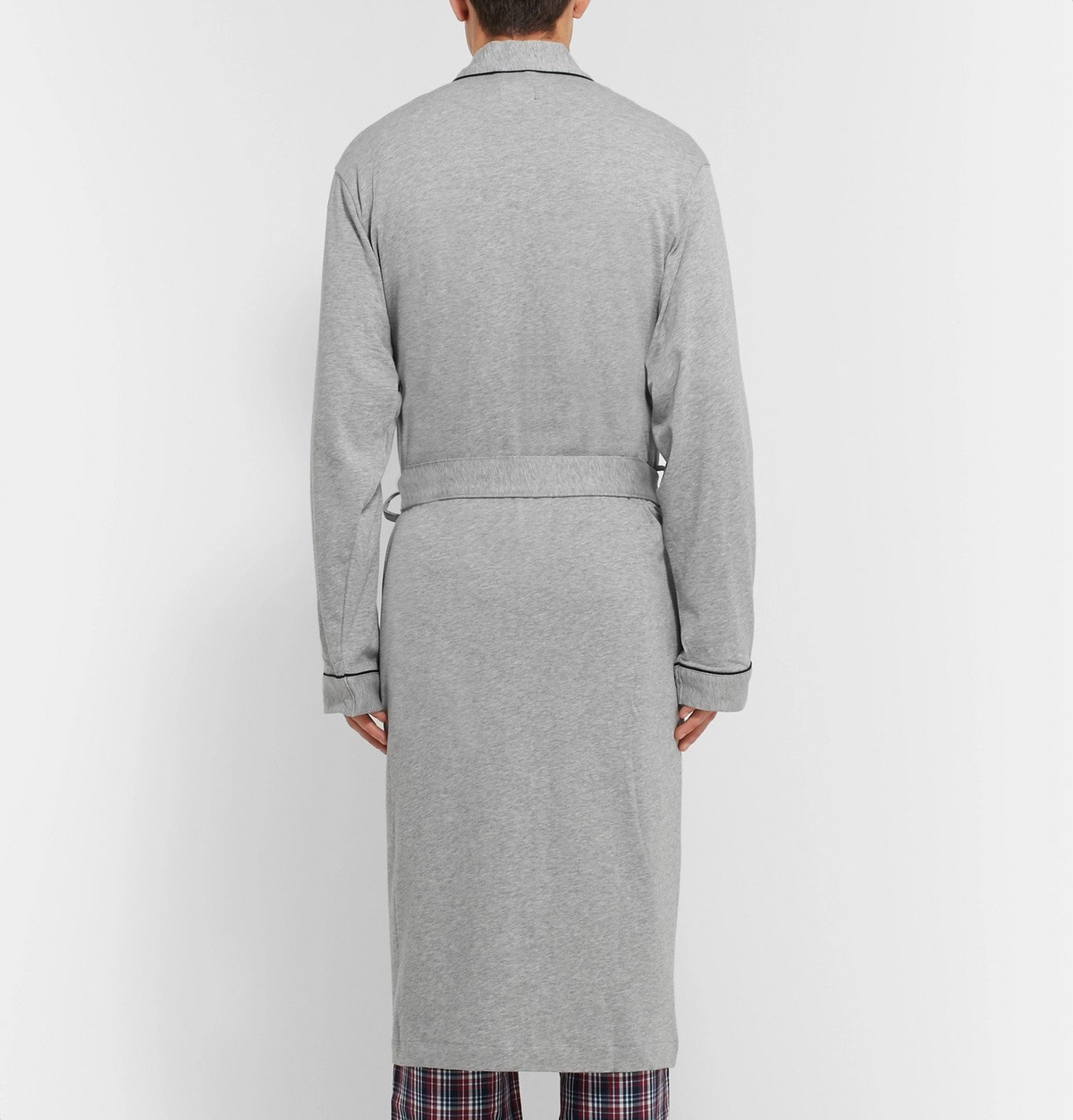 Hugo Boss - Cotton-Jersey Robe - Gray Hugo Boss