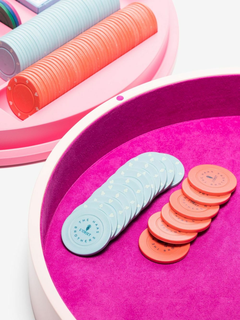 L'Objet X Haas Brothers Pink Poker Set