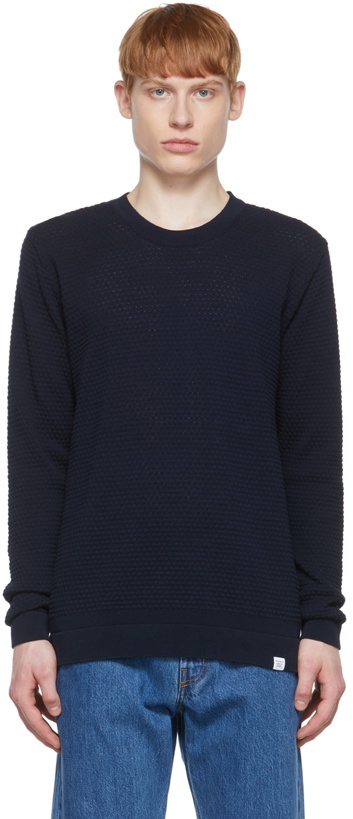Photo: Norse Projects Navy Skagen Sweater
