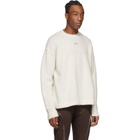 A-Cold-Wall* Off-White Panelled Seam Sweater