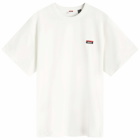 Nanga Men's Eco Hybrid Box Logo Embroidered T-Shirt in White