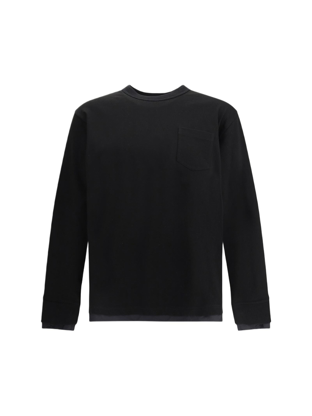 sacai Black WTAPS Edition Flock Print T-shirt Sacai