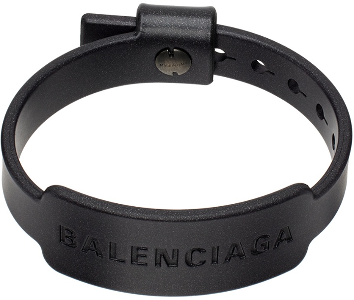 Photo: Balenciaga Black Festival Bracelet