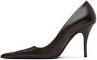 VETEMENTS Brown Sharp Pump Heels