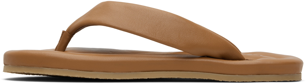 BY FAR Tan Dasha 2.0 Flip-Flops
