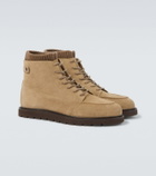 Loro Piana Verbier suede lace-up boots