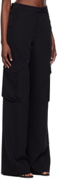 GCDS Black Ultracargo Trousers