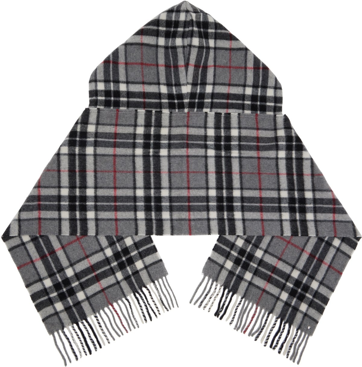 Bless Gray Hood Scarf