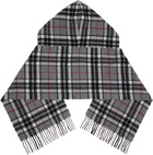 Bless Gray Hood Scarf
