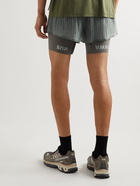 Satisfy - Layered CoffeeThermal and Justice Shorts - Gray