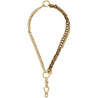 Sacai Gold Multi Chain Necklace