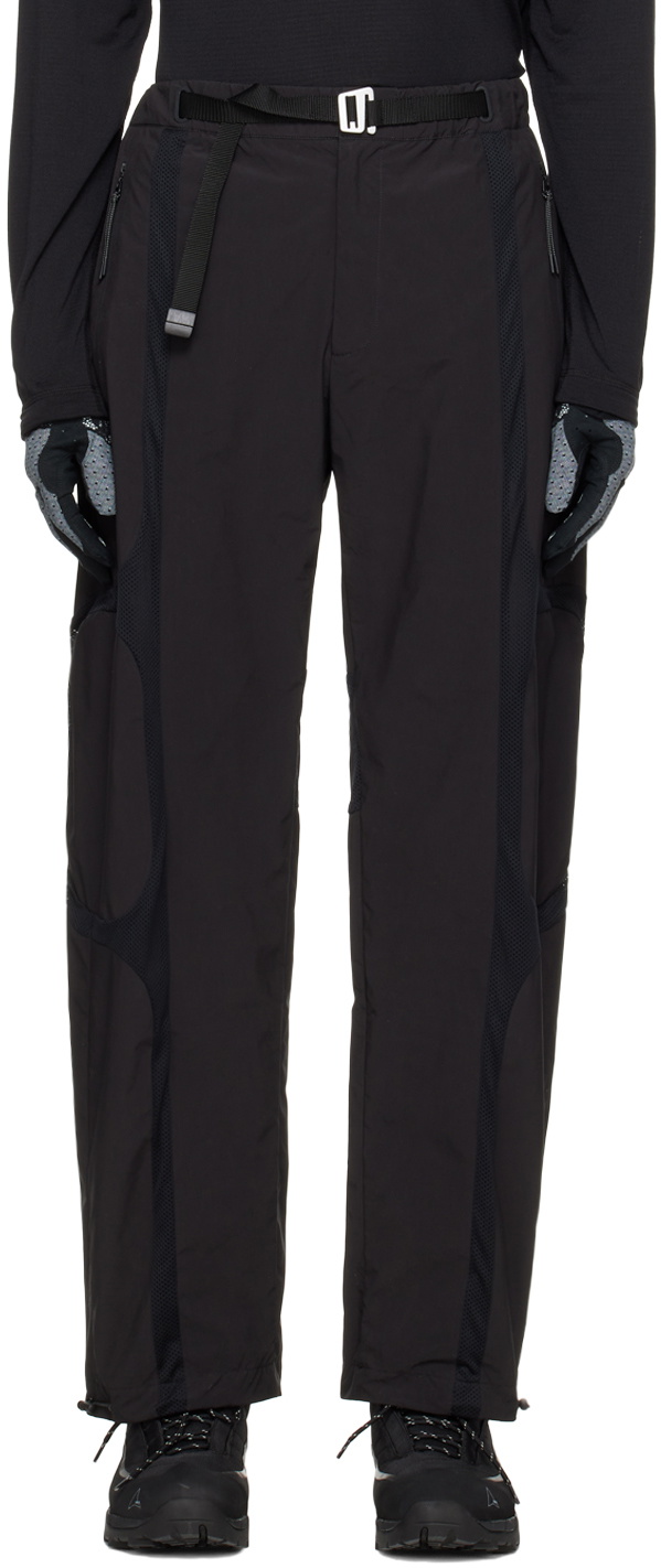 _J.L - A.L_ Black Paneled Trousers