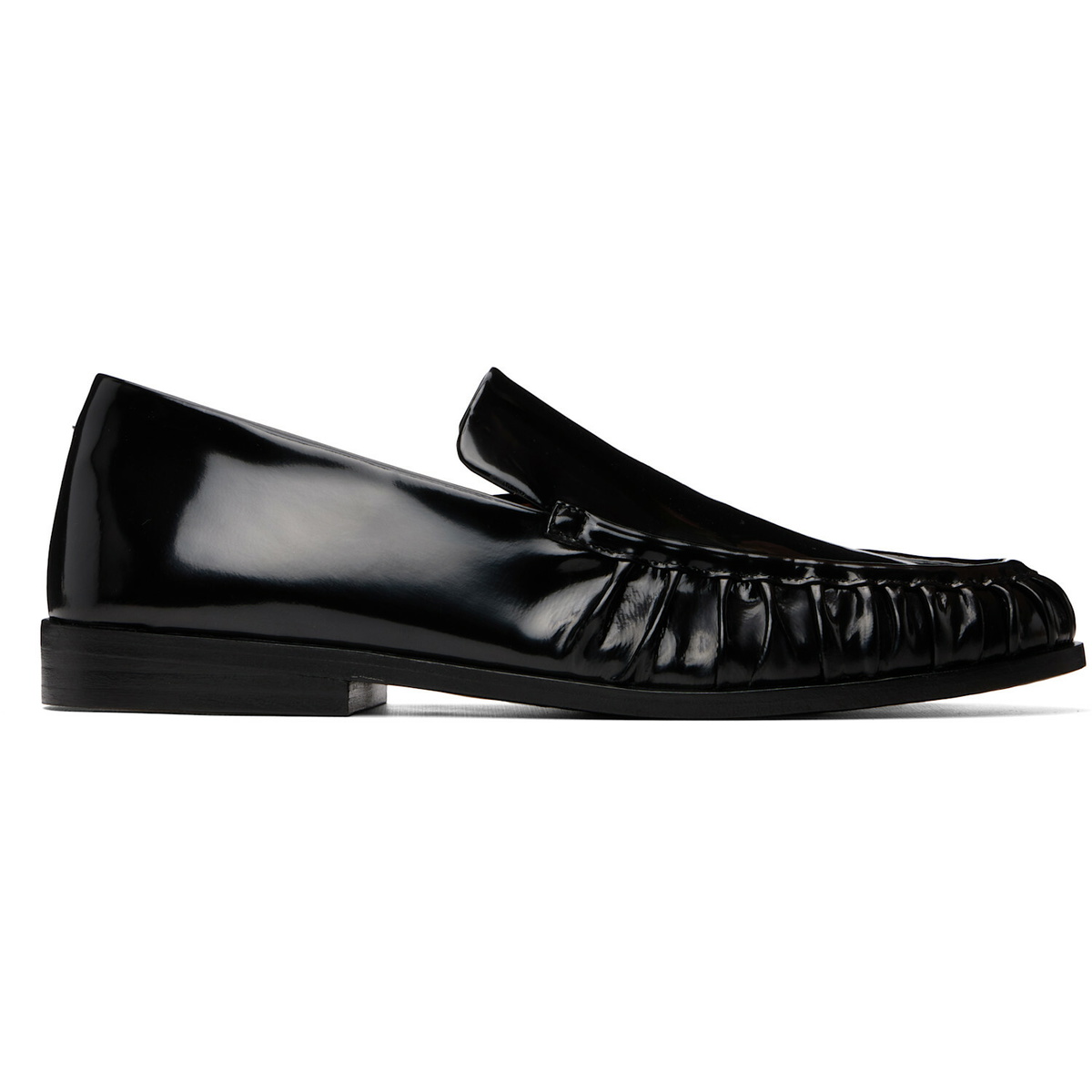 Marsèll Black Leather Loafers