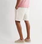 Mr P. - Loopback Cotton-Jersey Drawstring Shorts - Neutrals