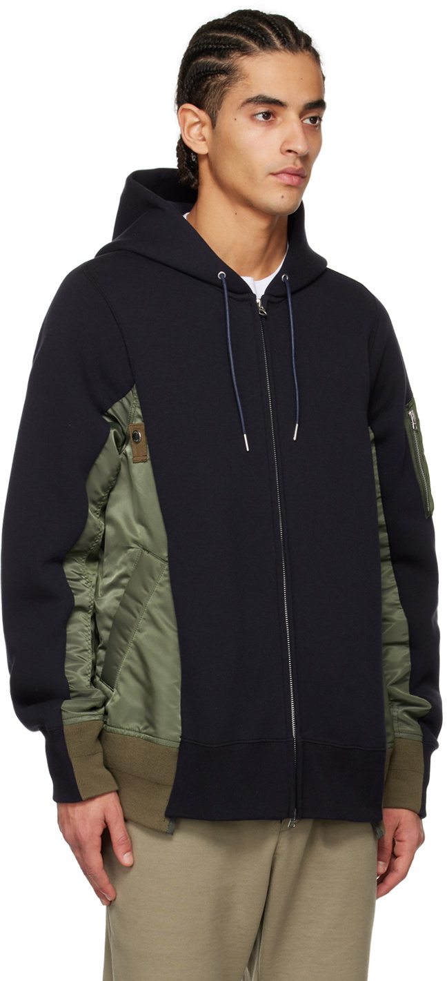 Sacai Sponge Sweat×MA-1 Pullover スウェット sacai Sponge Sweat x MA-1 Pullover