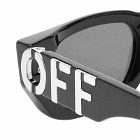 Off-White Sunglasses Women's Off-White Fillmore Sunglasses in Black/Dark Grey 