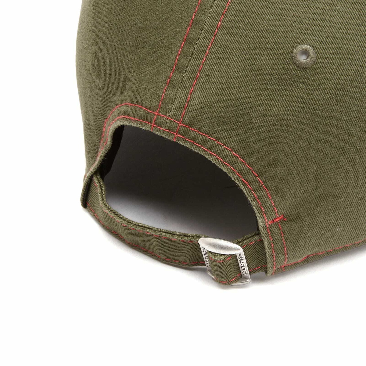New Era LA Dodgers Contrast Stitch 9Twenty Cap in Olive 