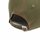 New Era LA Dodgers Contrast Stitch 9Twenty Cap in Olive 