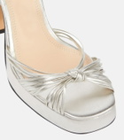 Souliers Martinez Springs leather platform sandals