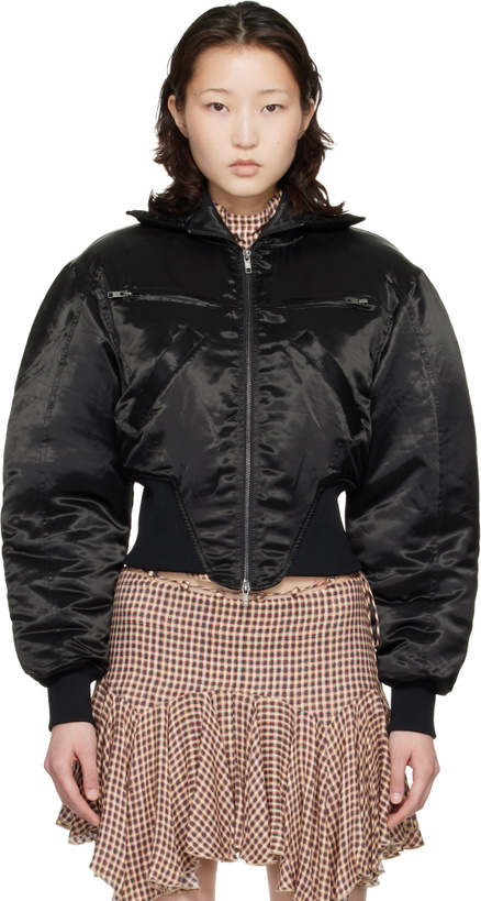 Photo: KNWLS Black M-Claw Bomber Jacket