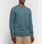 Howlin' - Mélange Lambswool and Cotton-Blend Sweater - Blue