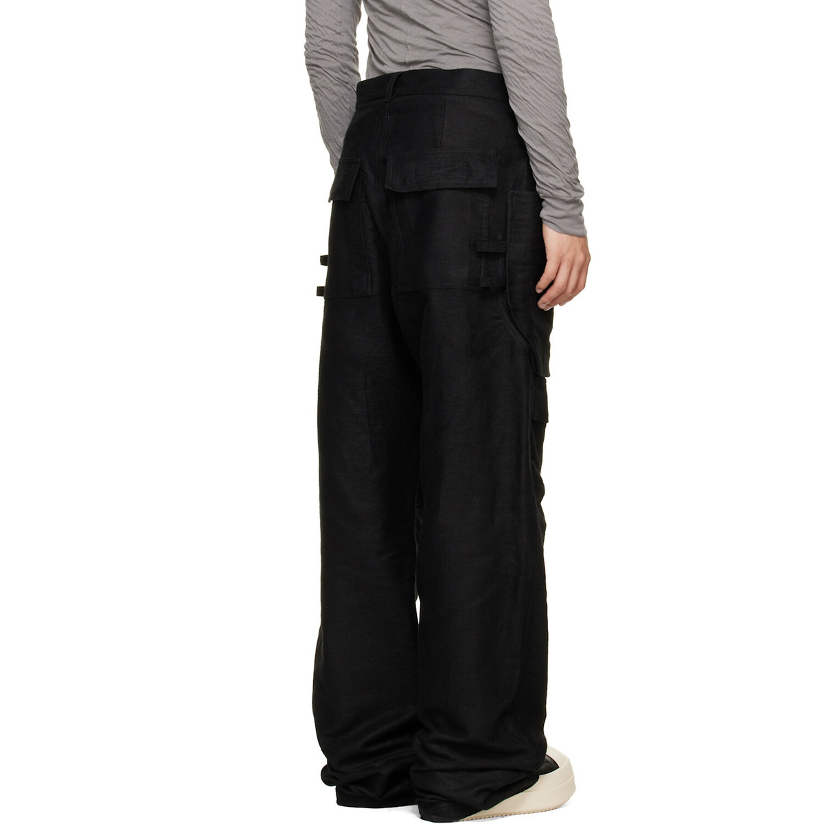 Rick Owens Black Tower Stefan Cargo Pants