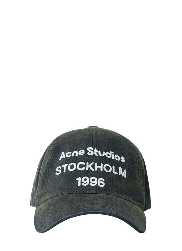 Photo: Acne Studios Logo Motif Baseball Cap